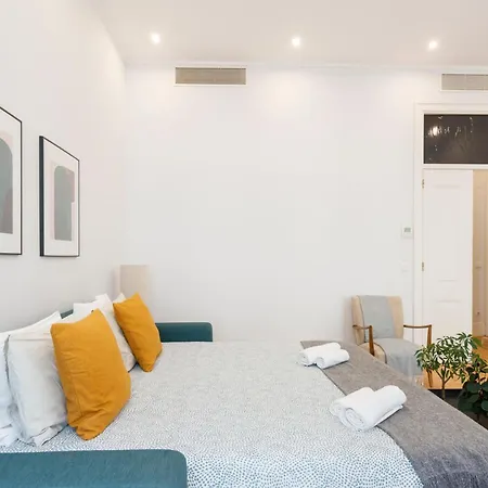 Pensjonat Bedrooms In Shared In Modern In Downtown Lizbona